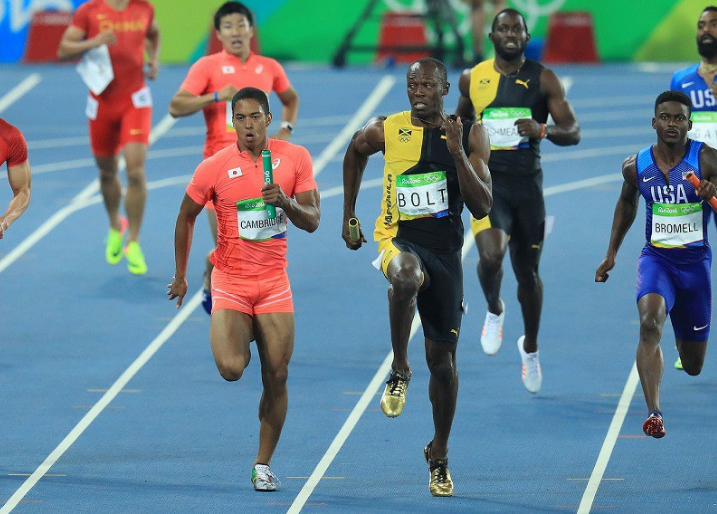 リオ五輪 男子400mリレー日本銀メダル 感動の瞬間 動画